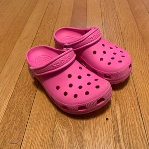 Pink Crocs